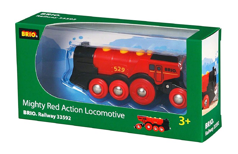 Brio big 2024 red locomotive